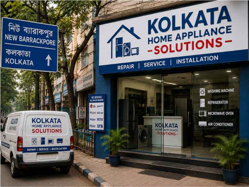 Kolkata Home Appliance Solutions technician arriving for a doorstep appliance repair